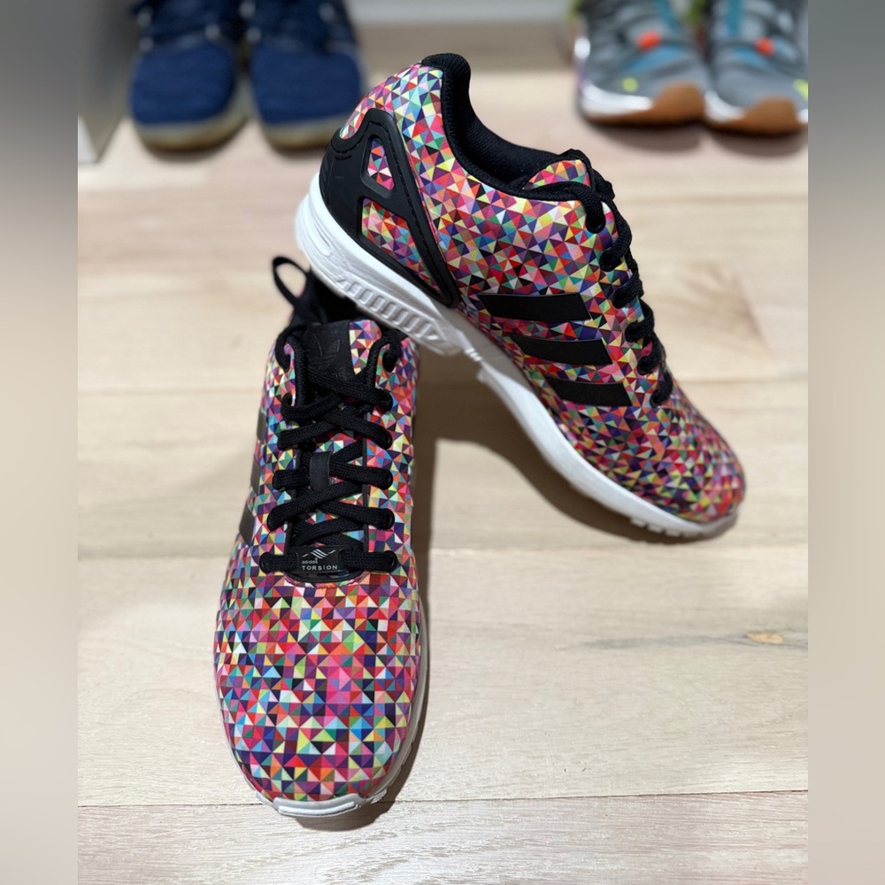 Colorful Geometric Sneakers